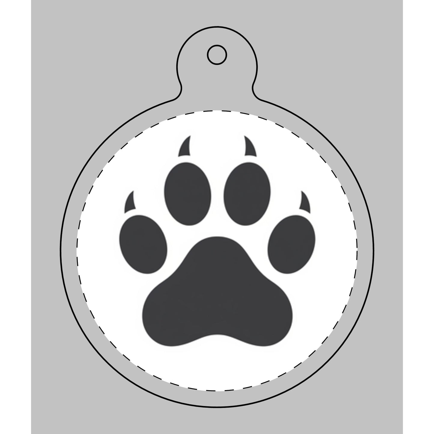 Safe & Sound Custom Engraved Pet ID Tag
