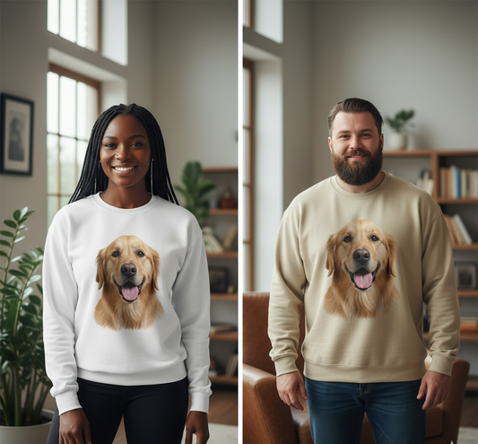 The Kindred Owner - Custom Pet Portrait Sweatshirt