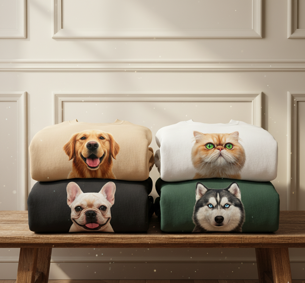 The Kindred Owner - Custom Pet Portrait Sweatshirt