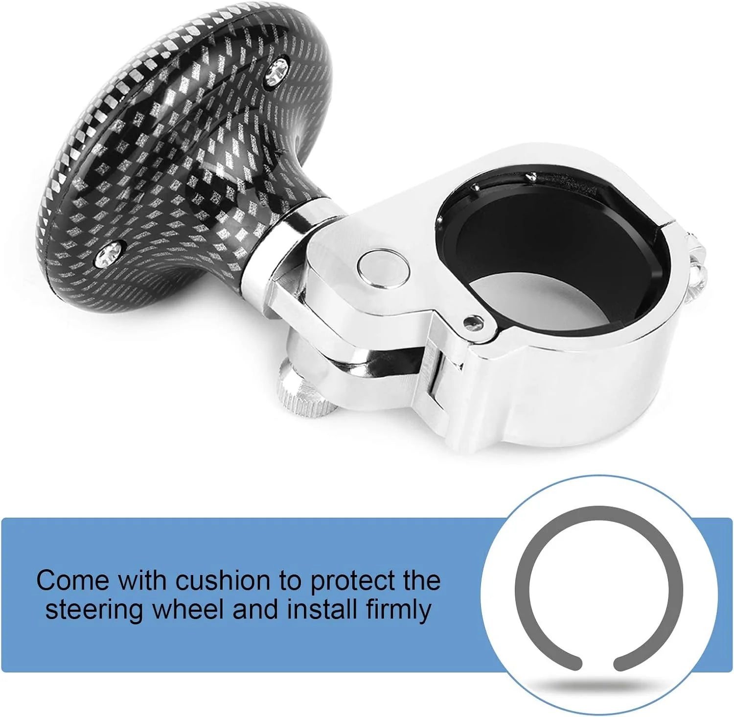 Steering Wheel Spinner Knob Handle - Universal Heavy Duty, for Car Truck steering Power