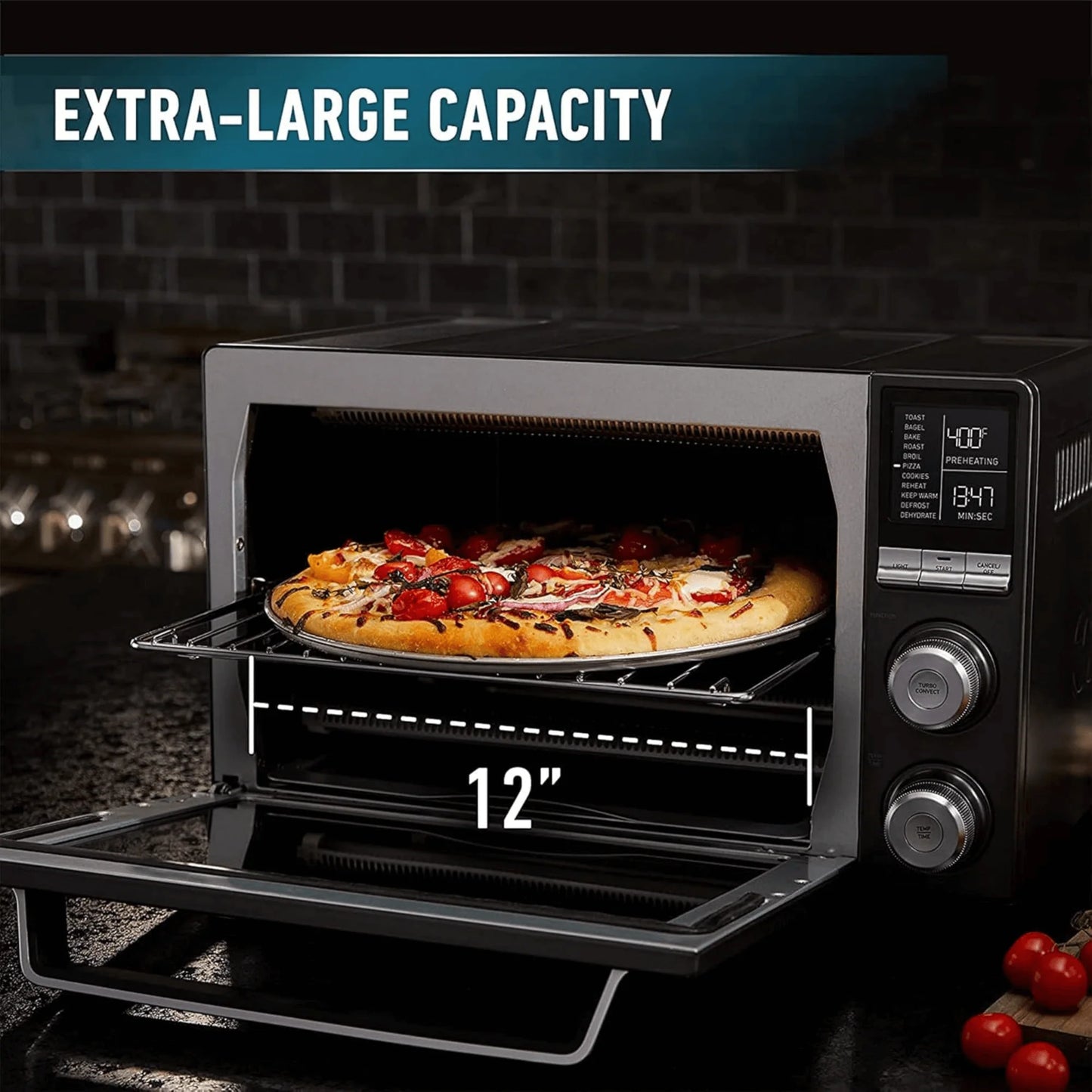 Oven - Calphalon Quartz Heat Countertop X-Large Stainless Steel Toaster Oven- REFURBISHED