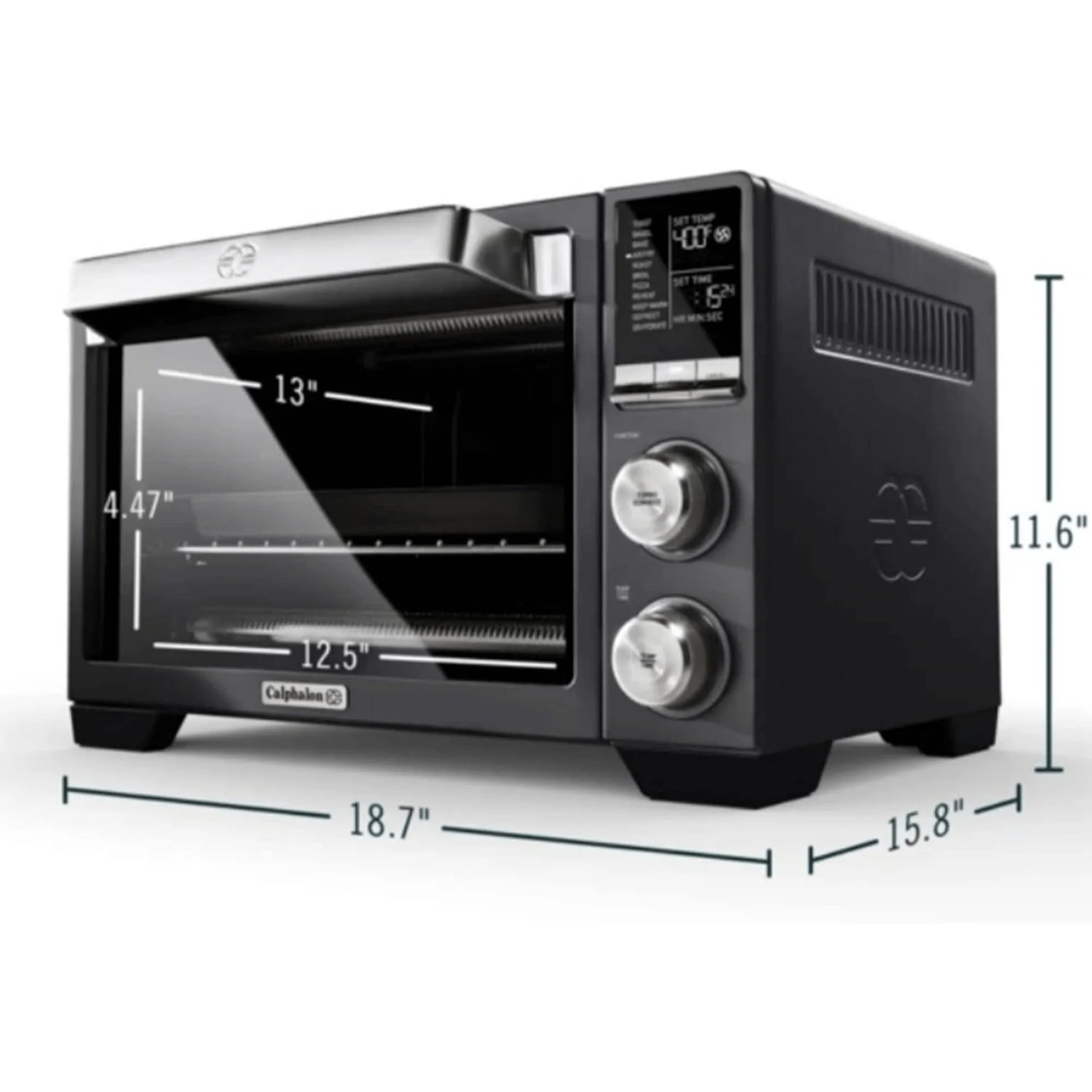 Oven - Calphalon Quartz Heat Countertop X-Large Stainless Steel Toaster Oven- REFURBISHED
