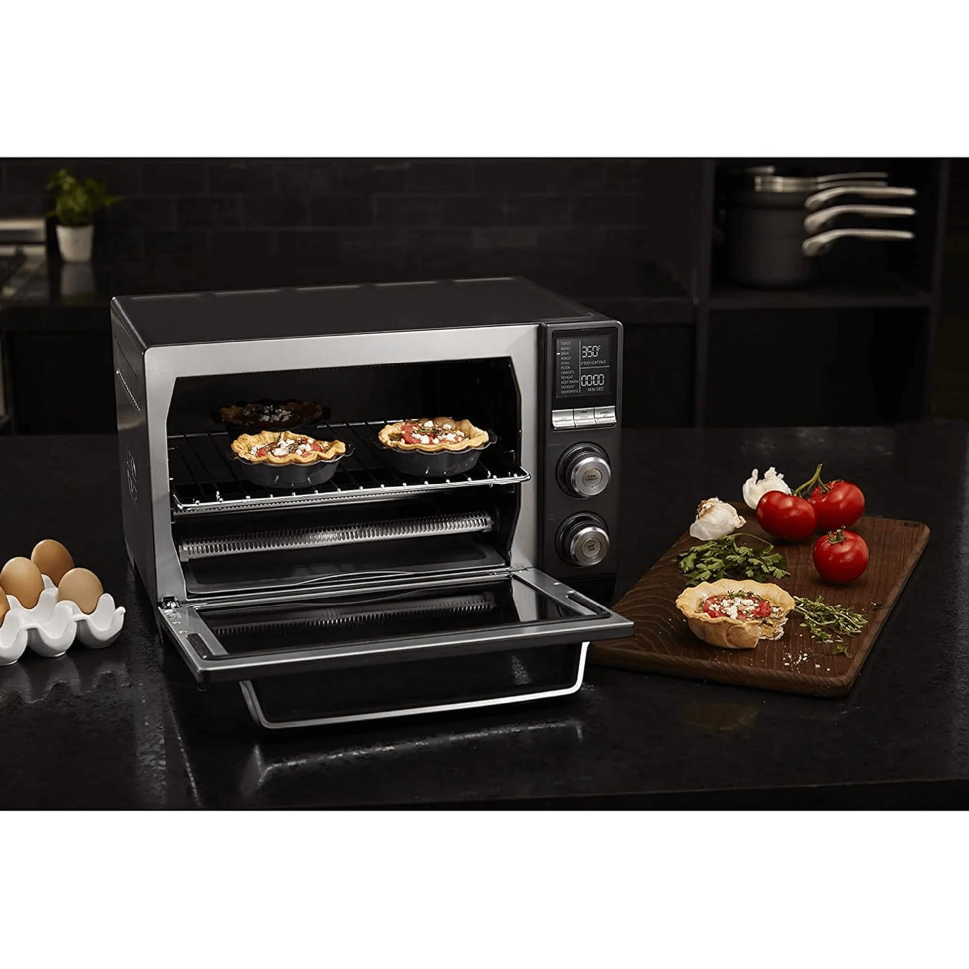 Oven - Calphalon Quartz Heat Countertop X-Large Stainless Steel Toaster Oven- REFURBISHED