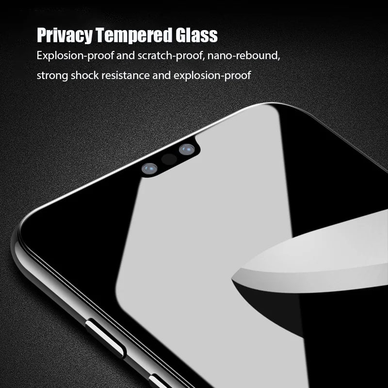 Original Screen Protector - For Iphone 16 17 15 14 Pro Privacy Tempered Glass for Iphone 15 14 13 12 11 Pro Max Iphone14 Iphone13 Iphone16 Iphone 16 Pro anti Spy Screen Protector Iphone 14Pro