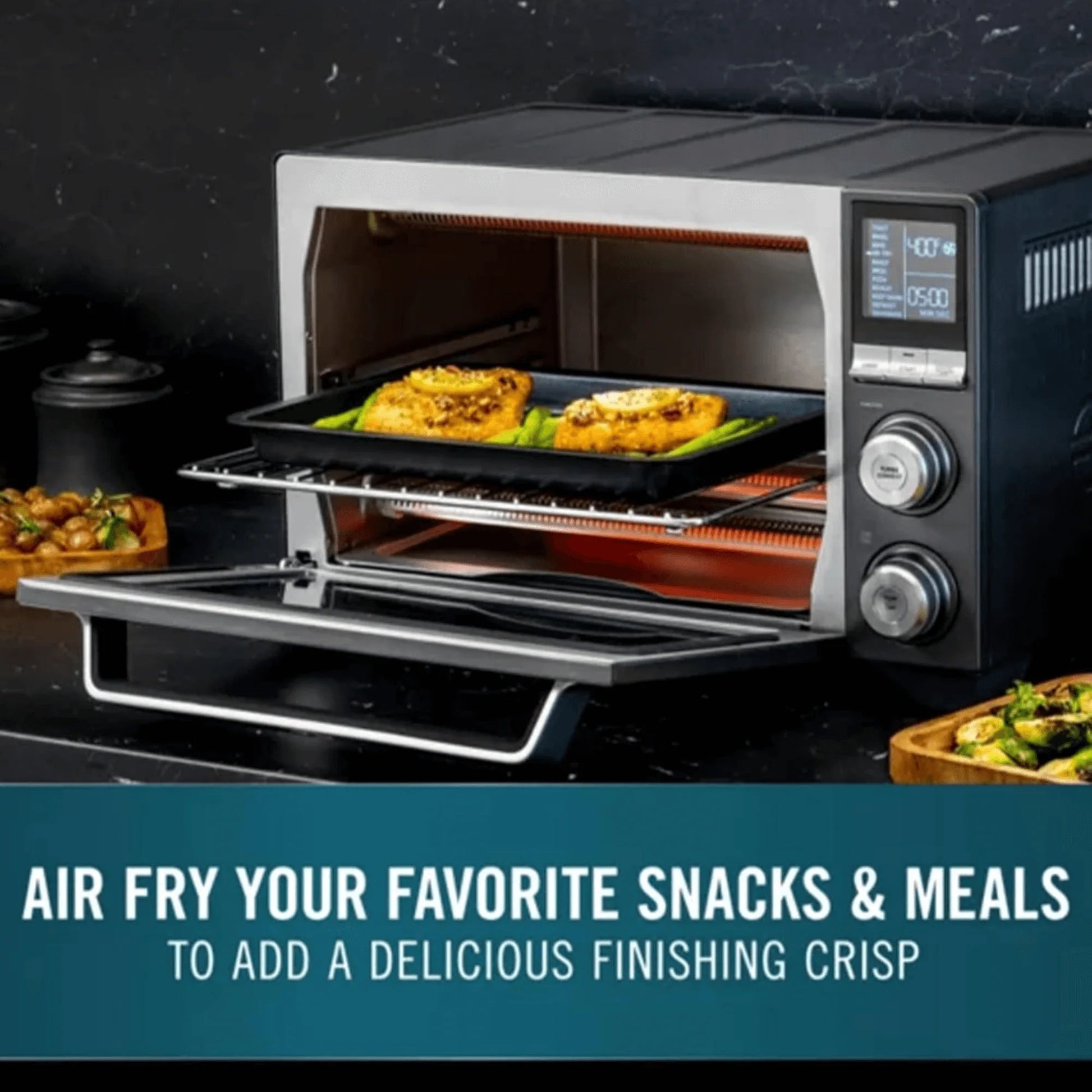 Oven - Calphalon Quartz Heat Countertop X-Large Stainless Steel Toaster Oven- REFURBISHED