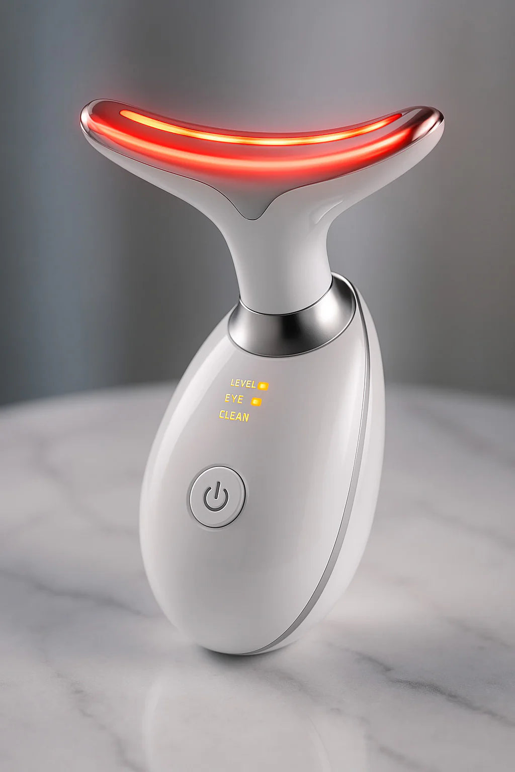 AD - Neck Face Lifting Massager Skin Tighten Device LED anti Wrinkle Double Chin US