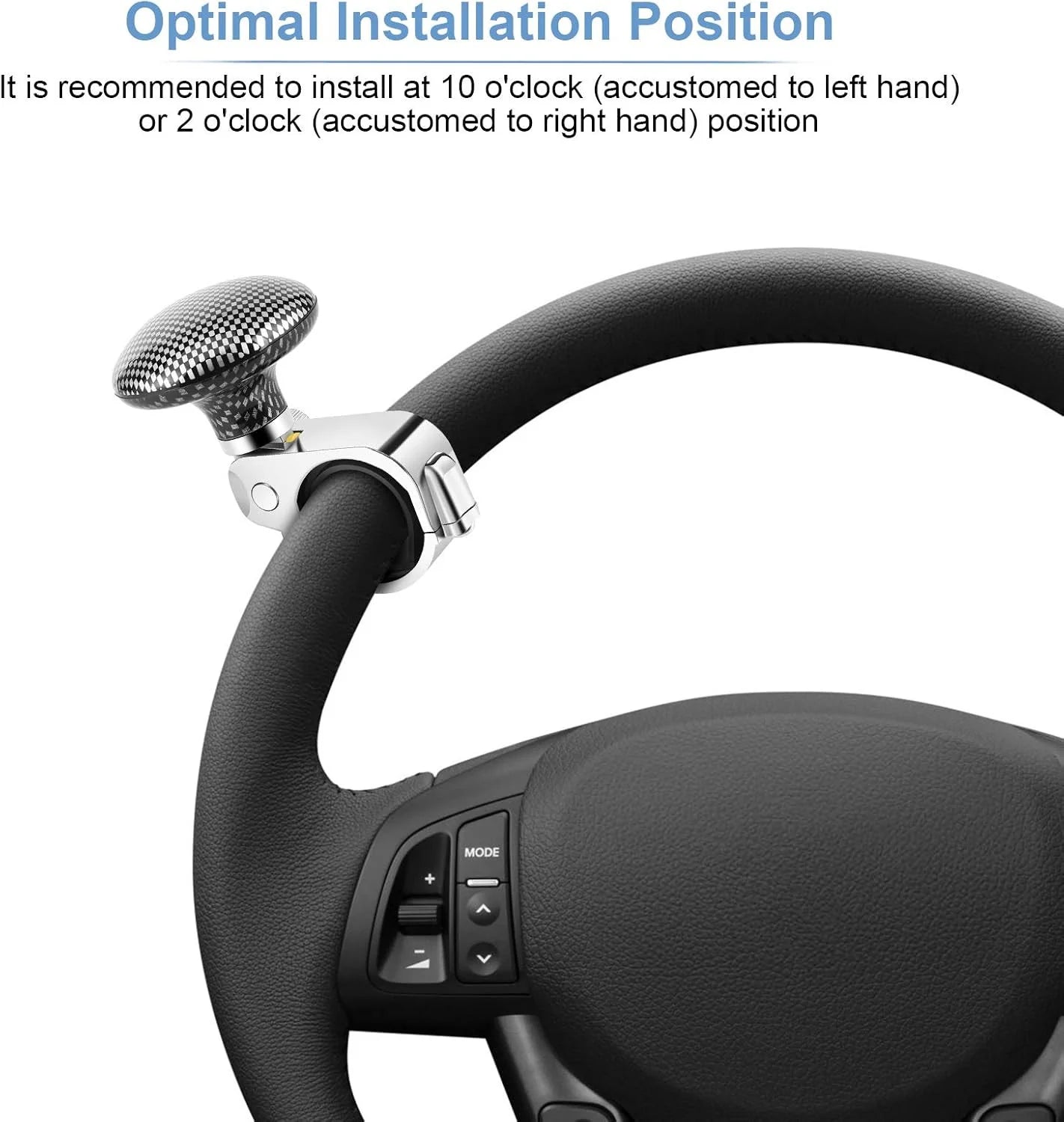 Steering Wheel Spinner Knob Handle - Universal Heavy Duty, for Car Truck steering Power