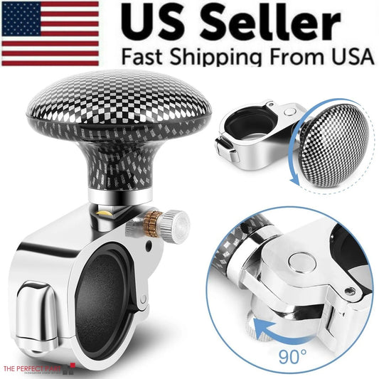 Steering Wheel Spinner Knob Handle - Universal Heavy Duty, for Car Truck steering Power