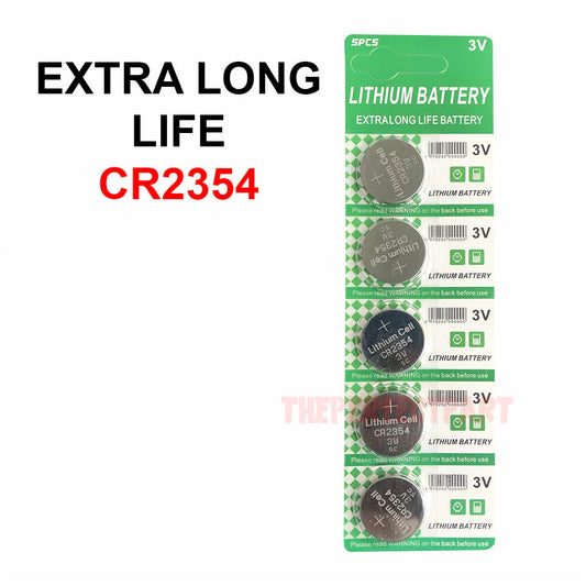 3V Button Cell - 5 PCS CR2354 Lithium Battery 3V Button Cell Computer Portable Devices EXTRA LIFE