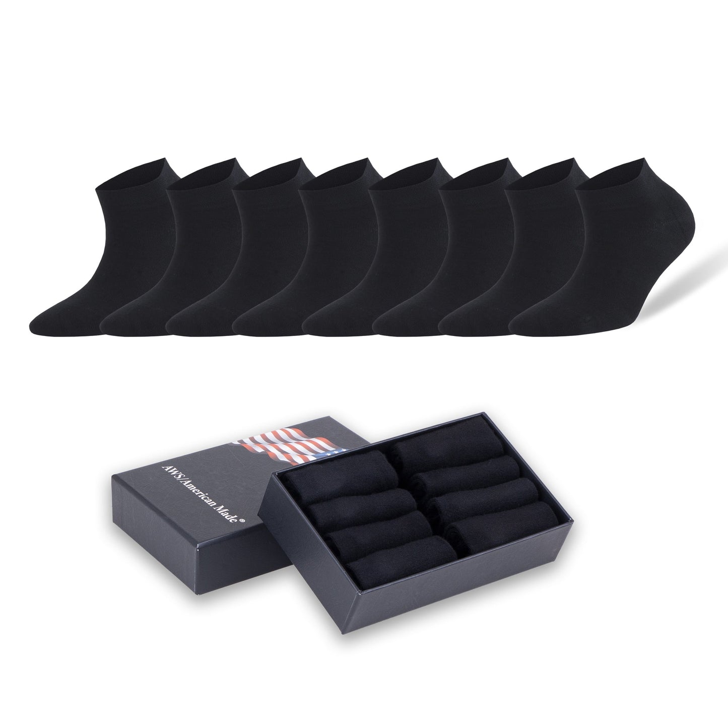 Low Cut Ankle Socks - Women'S Bamboo Low Cut Ankle Socks – Soft, Thin & Breathable | 8 Pairs with Gift Box