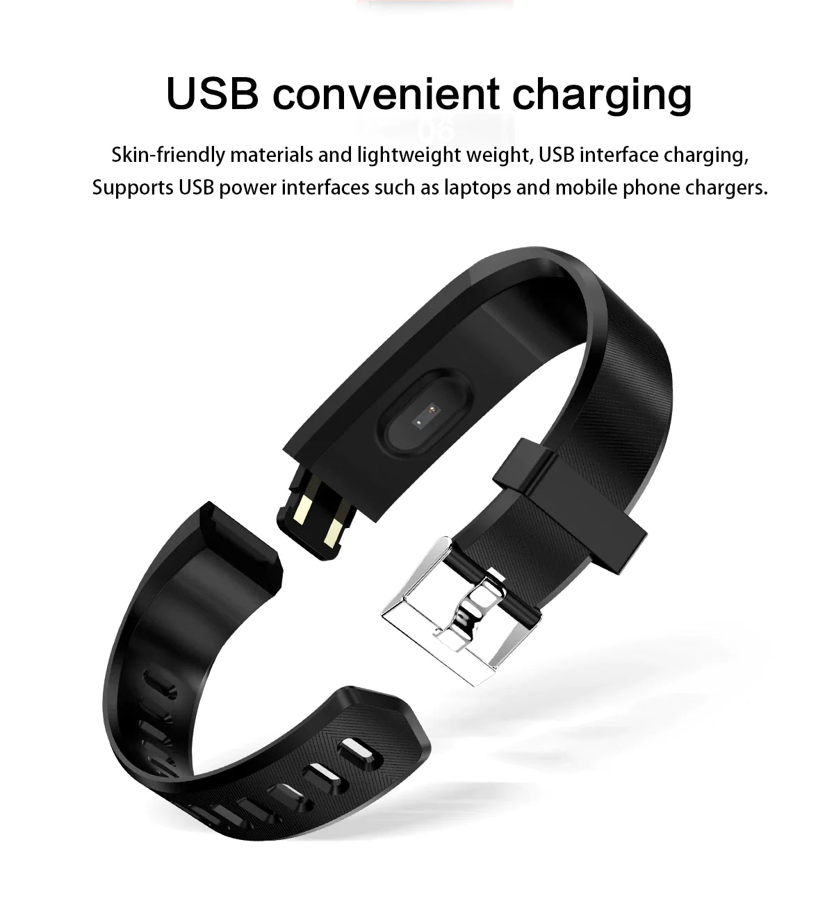 AD - Fitness Smart Watch Activity Tracker Heart Rate for Women Men Oxygen BP Monitor