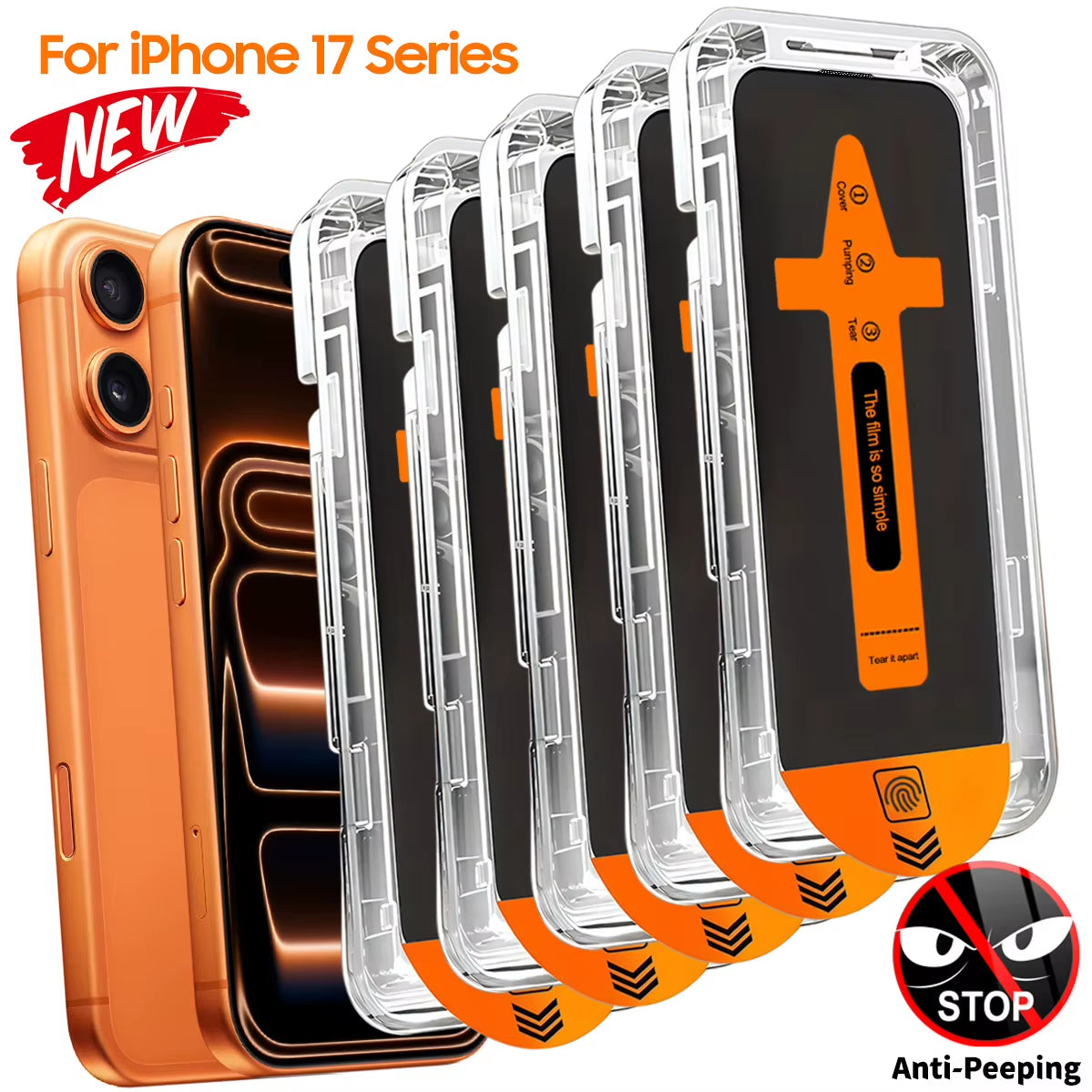 Top Quality Screen Protector - For Iphone 17 Pro Max Privacy Screen Protector Iphone 16 Pro Max 16E 17 11 14 13 12 15 plus Air X XS XR Anti-Spy Tempered Glass