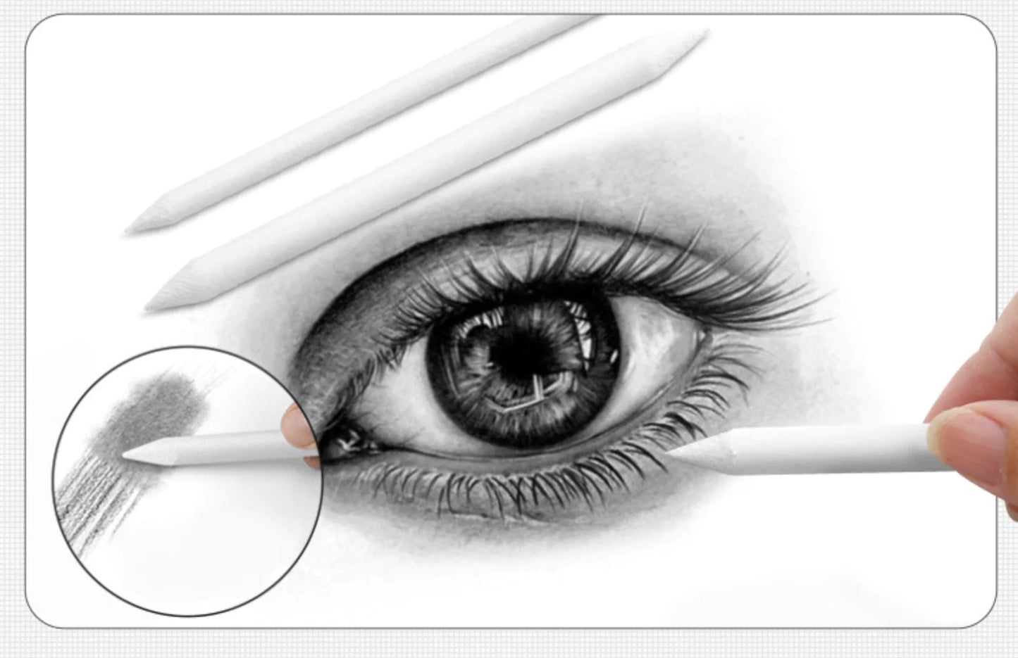 AD - 29PCS Professional Drawing Artist Kit Set Pencils and Sketch Charcoal Art Tools