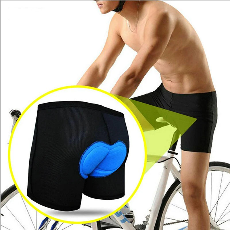 Men / Women Cycling Shorts - Bicycle Bike Underwear Pants with Sponge Gel 3D Padded