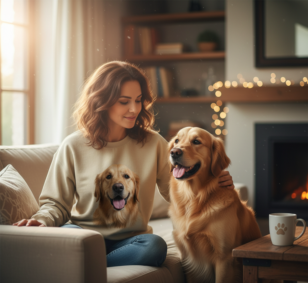 The Kindred Owner - Custom Pet Portrait Sweatshirt