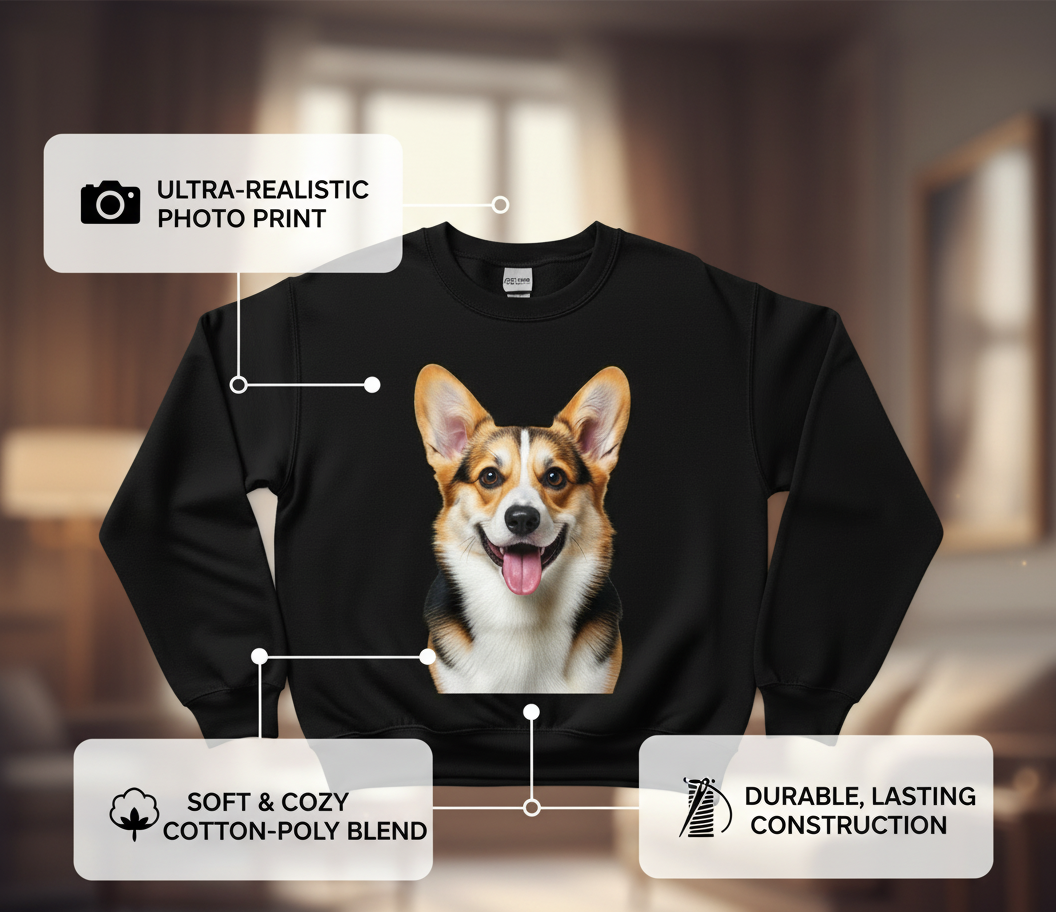 The Kindred Owner - Custom Pet Portrait Sweatshirt