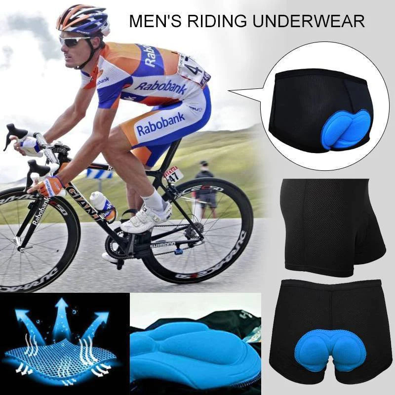Men / Women Cycling Shorts - Bicycle Bike Underwear Pants with Sponge Gel 3D Padded