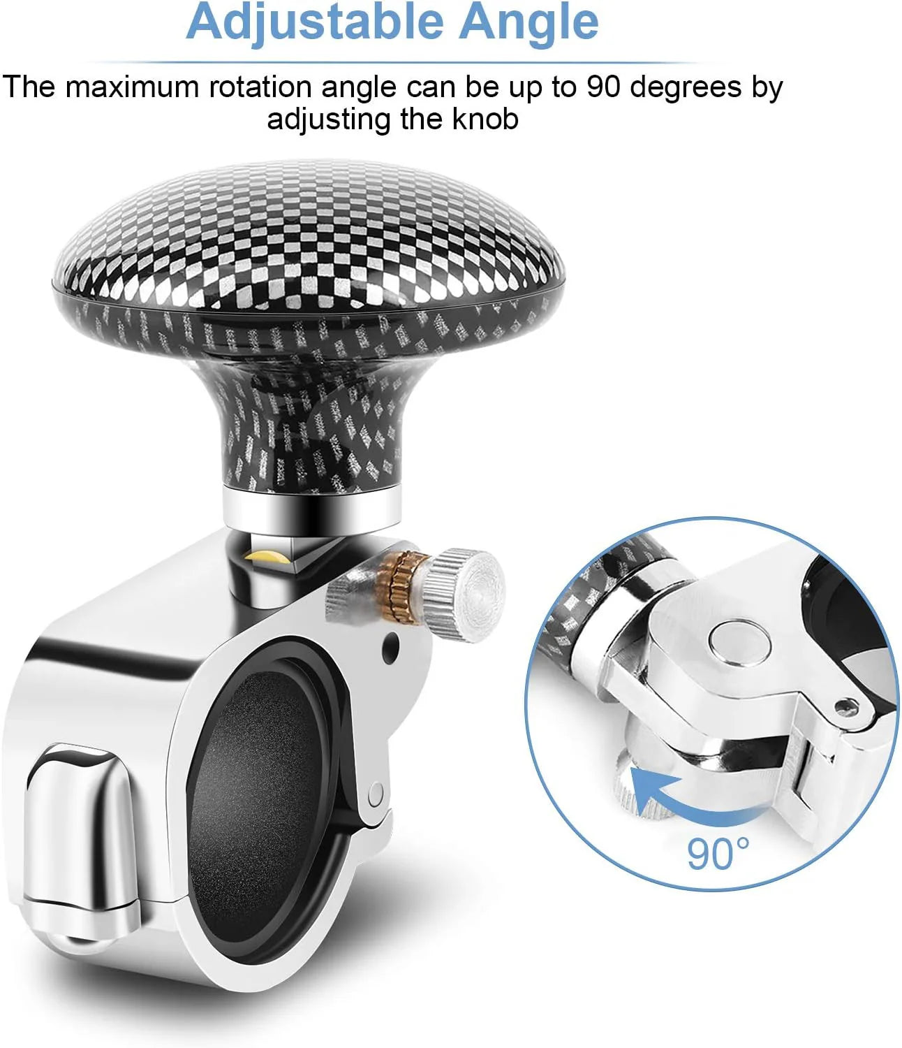 Steering Wheel Spinner Knob Handle - Universal Heavy Duty, for Car Truck steering Power