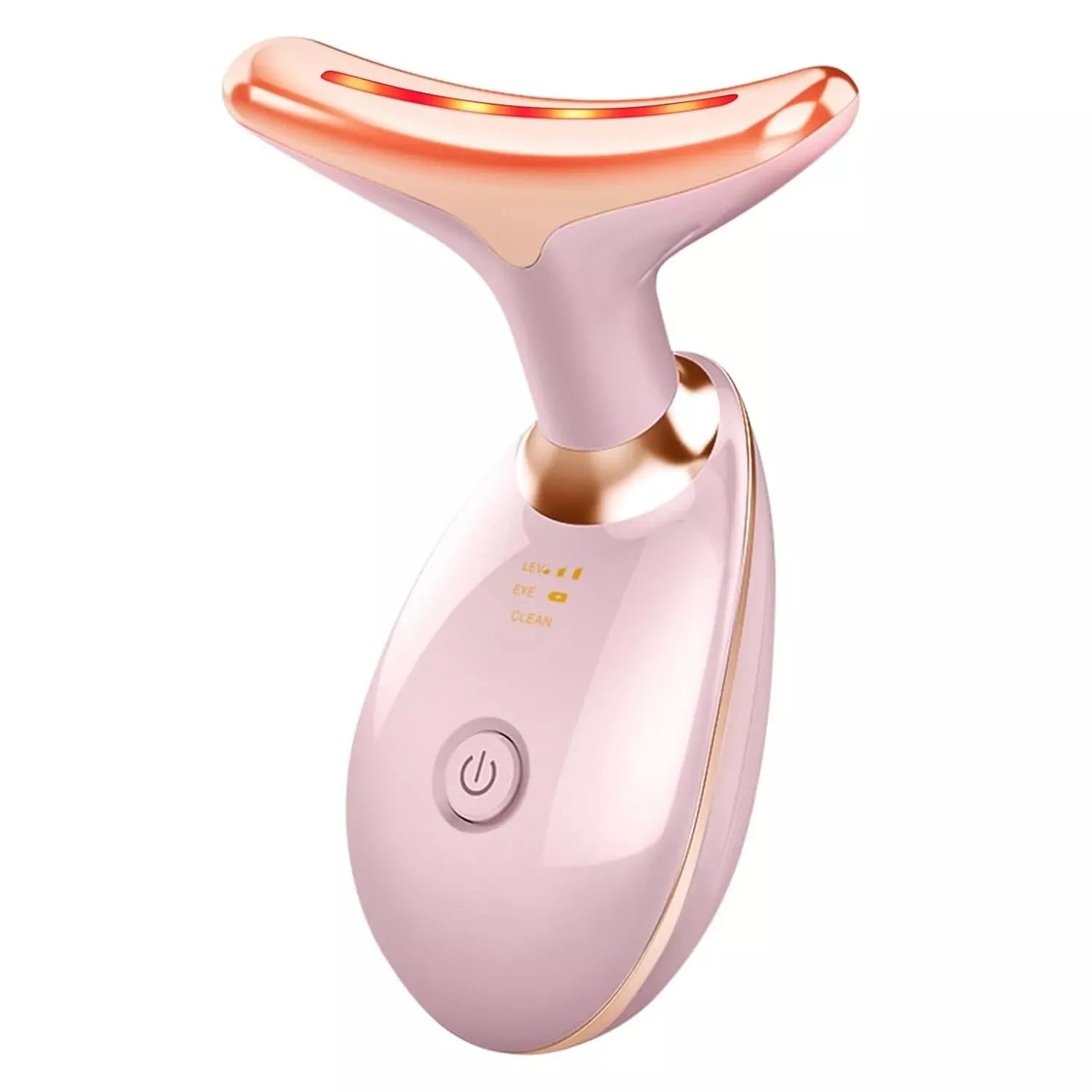 AD - Neck Face Lifting Massager Skin Tighten Device LED anti Wrinkle Double Chin US
