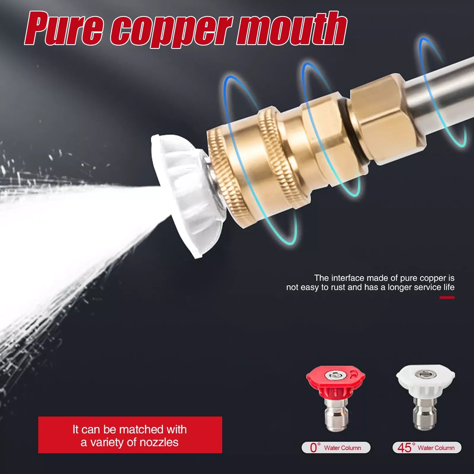 High Pressure Water Spray Gun - Portable Cordless Electric High Pressure Water Spray Gun Car Washer Cleaner Tool