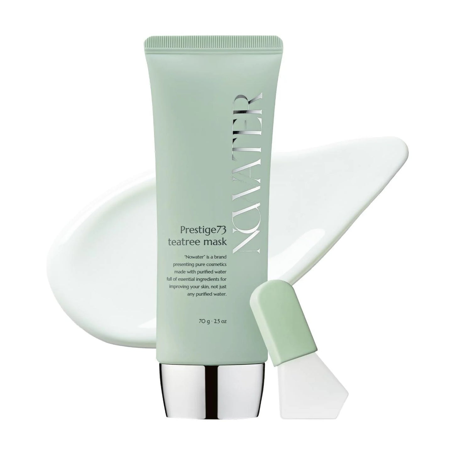 Korean Peel Off Mask - Tea Tree Wrapping Mask Skin Soothing Care Acne Prone Skin 2.4 Oz Teatree & 6 Tropical Fruit Extracts Calming Peel off Mask Korean Skincare for Face