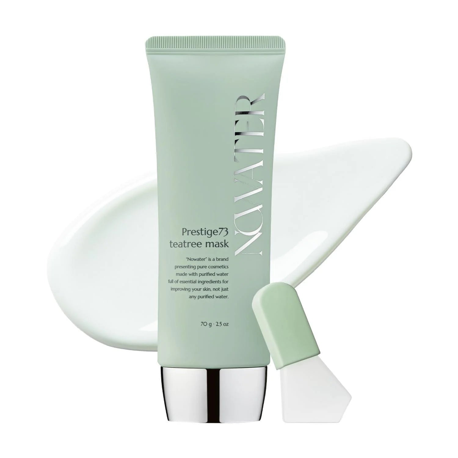 Korean Peel Off Mask - Tea Tree Wrapping Mask Skin Soothing Care Acne Prone Skin 2.4 Oz Teatree & 6 Tropical Fruit Extracts Calming Peel off Mask Korean Skincare for Face