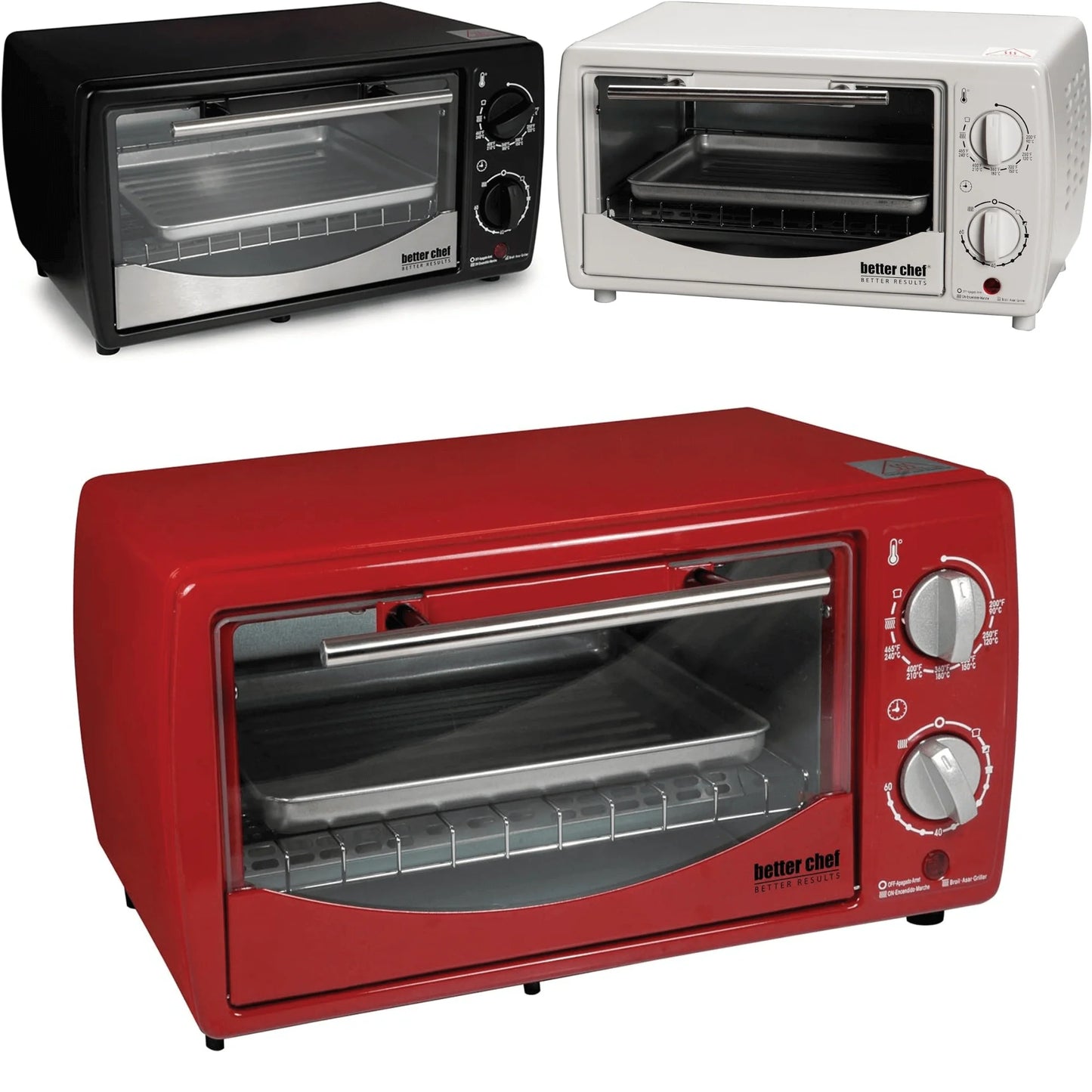 Toaster Oven - Better Chef 9L Toaster Oven Broiler - REFURBISHED