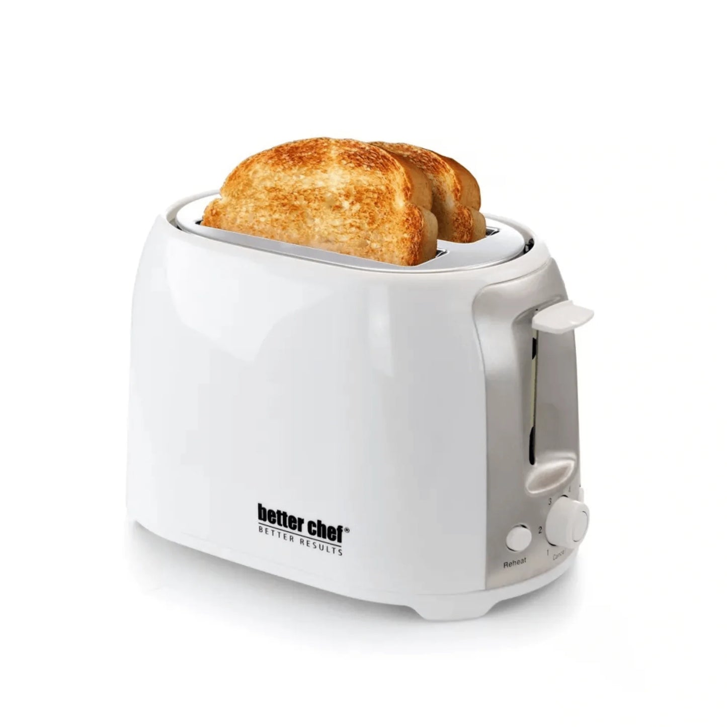 Slice Toaster - Better Chef Deluxe Cool Touch Wide-Slot 2-Slice Toaster with Stainless Accents - REFURBISHED