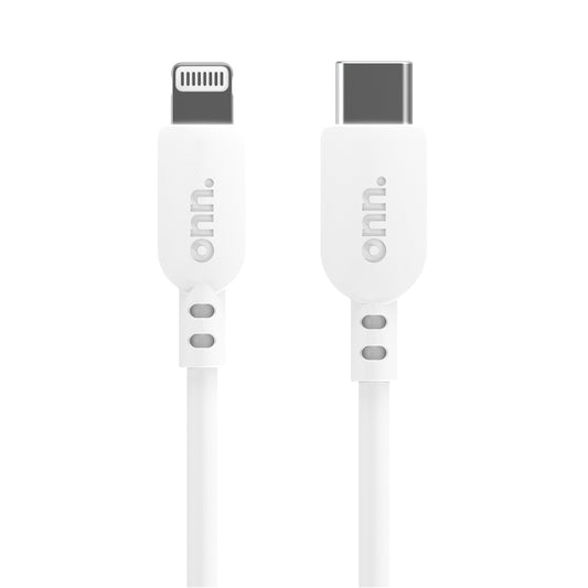 3Ft Lightning to USB-C Charging Cable, Fast Charging, Soft Touch Material, MFI Certified, White - Compatible with Iphone 14/13/12/11/X/XR/XS/8/7/6/5, Ipad, Airpods and More