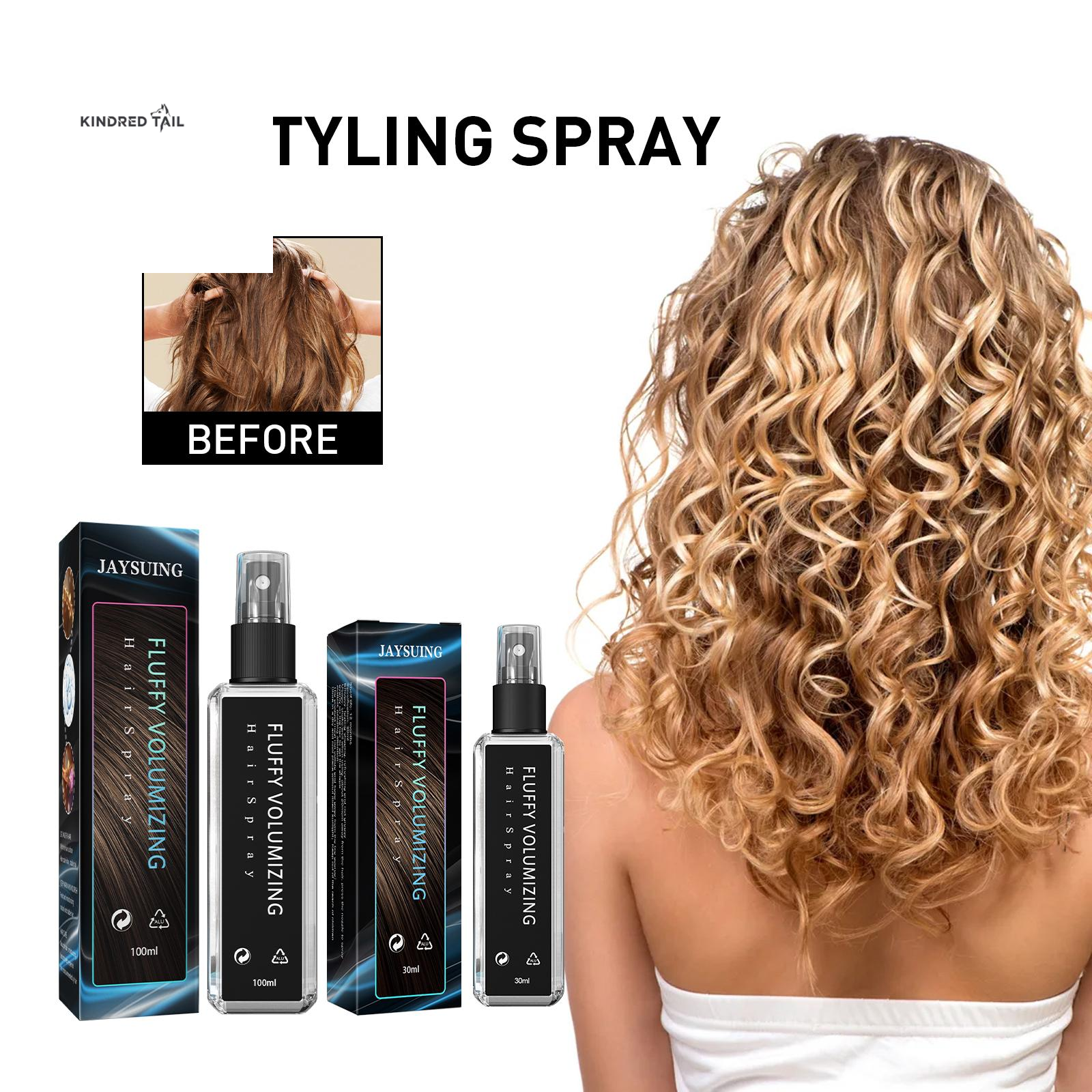 C-Hair Setting Spray – Volumizing & Moisturizing Styling Spray with Niacinamide, Purslane Extract & Acetyl Glucosamine, Long-Lasting Hold, Fresh Fragrance, 100ml Gel Haircare for All Hair Types