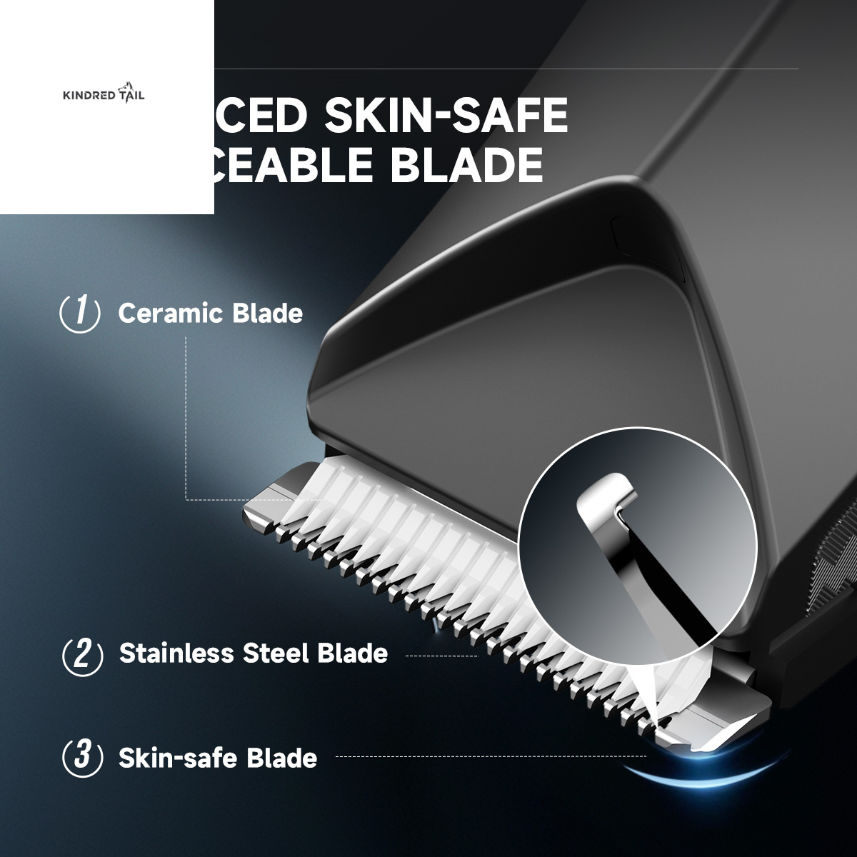 C-Spark-2 Body Hair Shear, Electric Rechargeable Trimmer for Men & Women, Cordless Grooming Kit for Body, Chest, Legs, and Sensitive Areas, Portable and Travel-Friendly