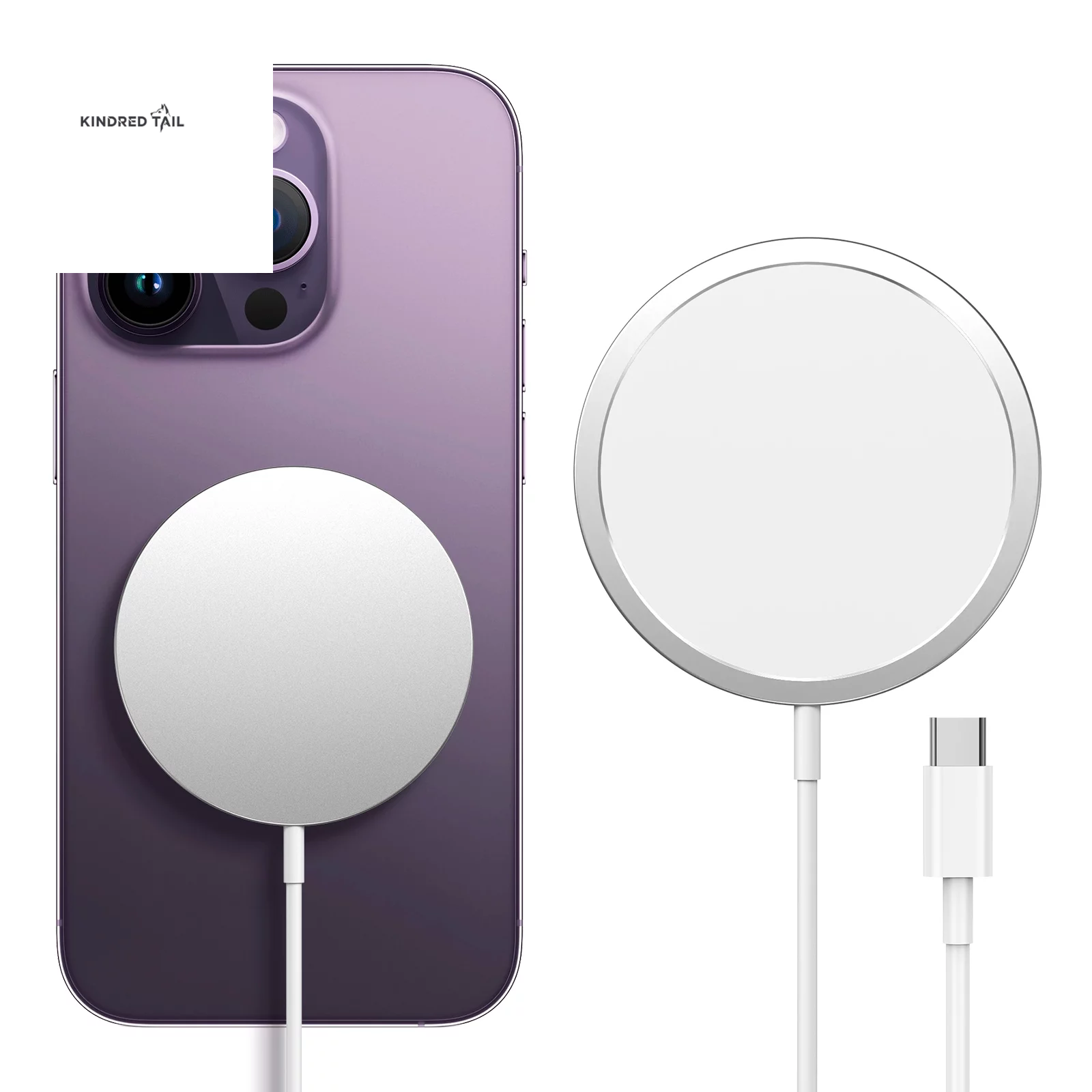 Wireless Charger, Iphone Charger, Magsafe(No Wall Charger) Compatible with Iphone, Air Pods
