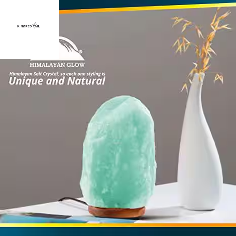 H-5.5-Inch Natural Hand Carved Himalayan Pink Salt Lamp, 4–6 Lbs, Crystal Rock Night Light for Bedroom, Living Room & Office, Relaxation, Air Purifying & Decorative Home Accent