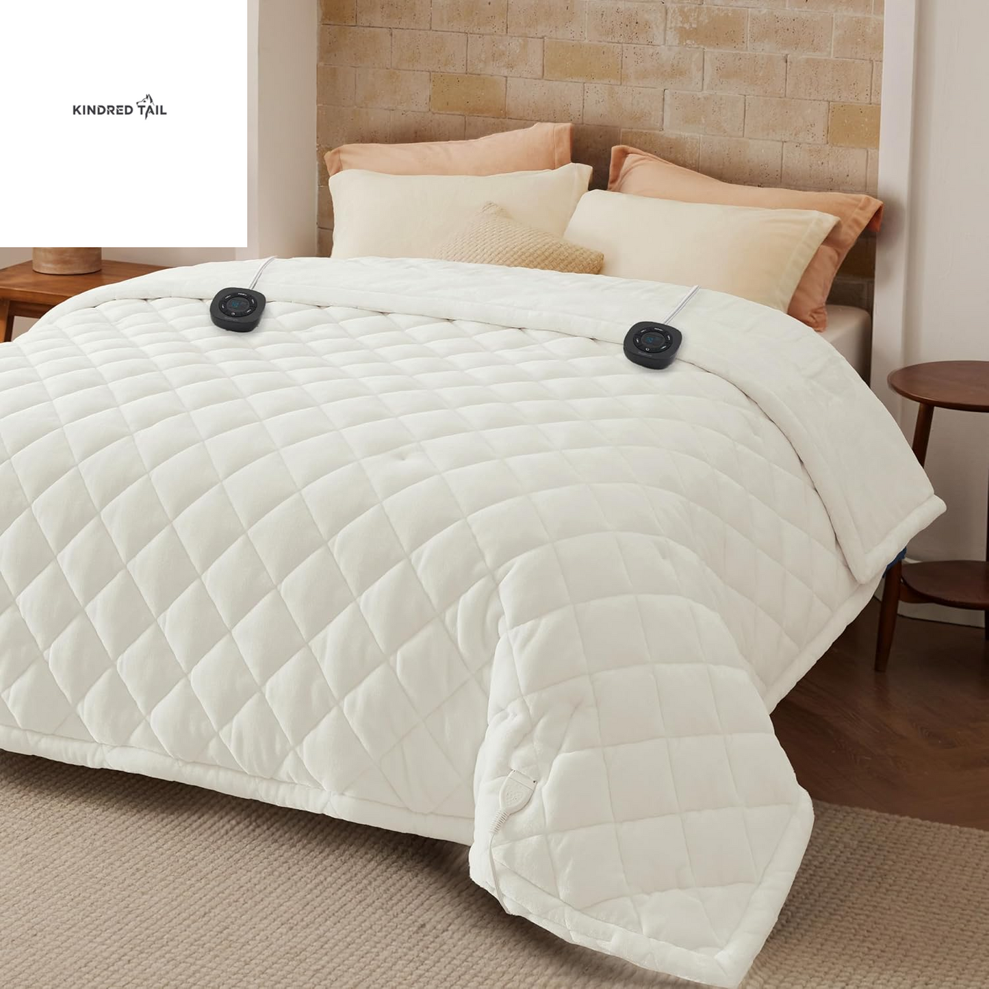 Heated Blanket Throw Blanket - Fast Heating Electric Blanket, Soft Flannel Heated Throw with 4 Time Settings, 6 Heating Settings, Warm Gifts for Grandma & Grandpa & Seniors (50"X60", Grey) - A