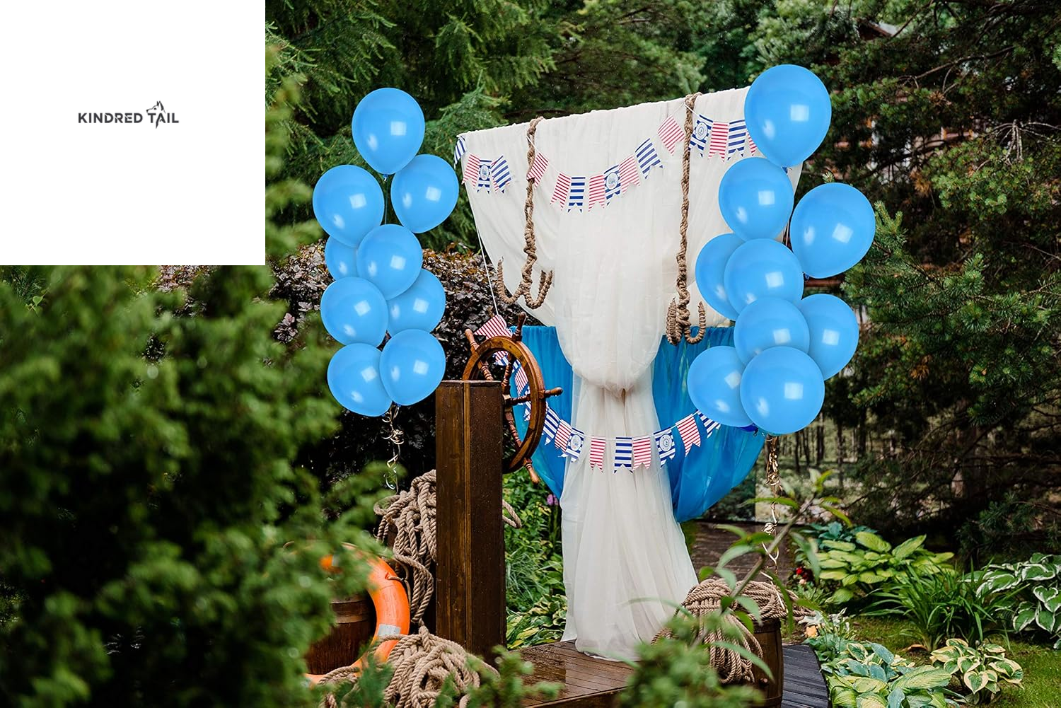 Light Balloons 36 Pack - Pastel Baby Blue Balloons - 12In Latex Sky Color Party Supplies - Robins Egg Decorations - A