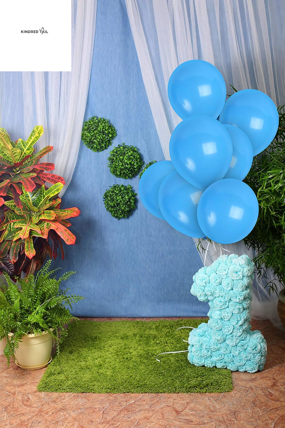 Light Balloons 36 Pack - Pastel Baby Blue Balloons - 12In Latex Sky Color Party Supplies - Robins Egg Decorations - A