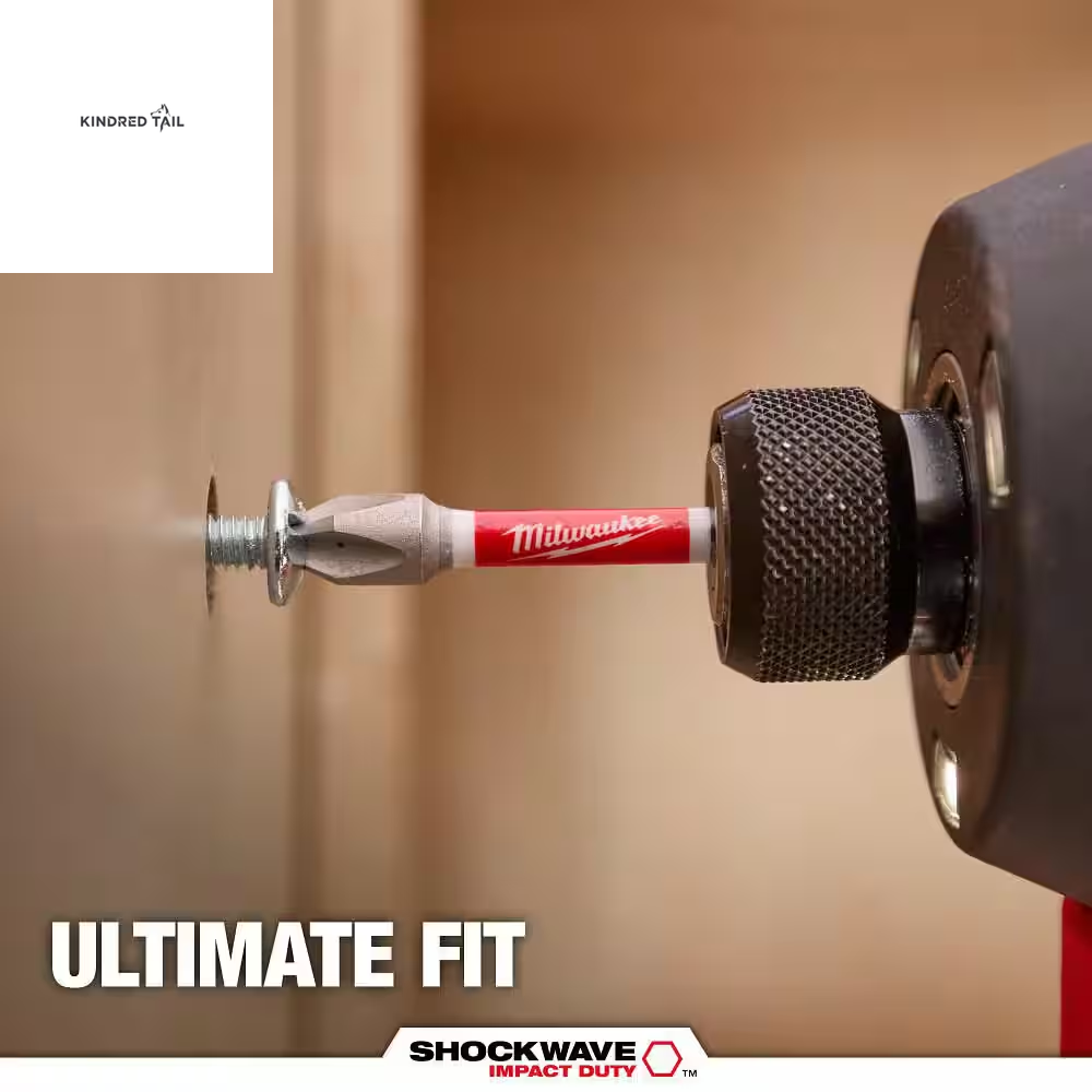 SHOCKWAVE Impact Duty Alloy Steel Screwdriver Bit Set – Heavy Duty Impact Driver Bits, Shock-Resistant S2 Alloy Steel, Magnetic Precision Tips for Drill & Impact Drivers (45-Piece)