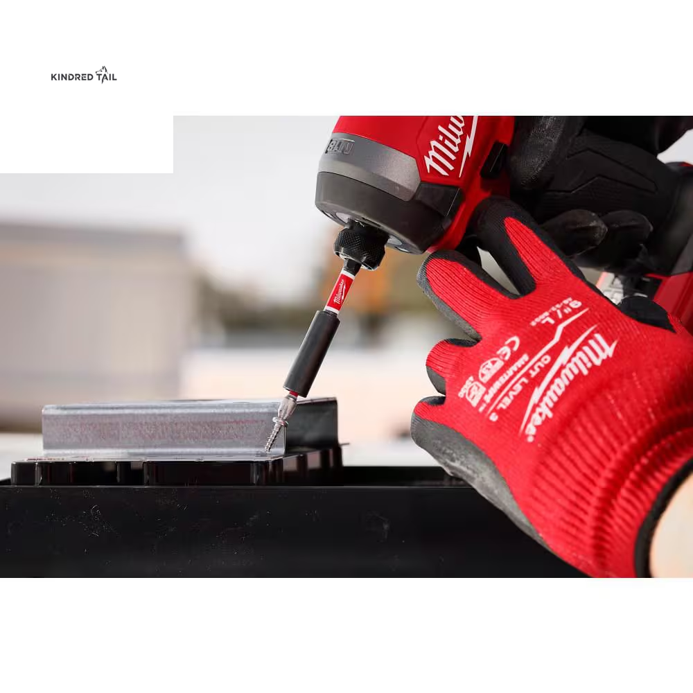 SHOCKWAVE Impact Duty Alloy Steel Screwdriver Bit Set – Heavy Duty Impact Driver Bits, Shock-Resistant S2 Alloy Steel, Magnetic Precision Tips for Drill & Impact Drivers (45-Piece)