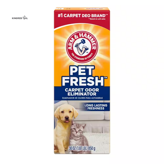 Pet Odor Eliminator Carpet Powder with Baking Soda – Deep Cleaning Carpet Deodorizer & Room Freshener, Removes Pet Smell, Smoke, Mildew & Mold, Lifts Pet Hair from Carpets, Rugs, Furniture & Pet Beds – Sunny Fresh Scentr