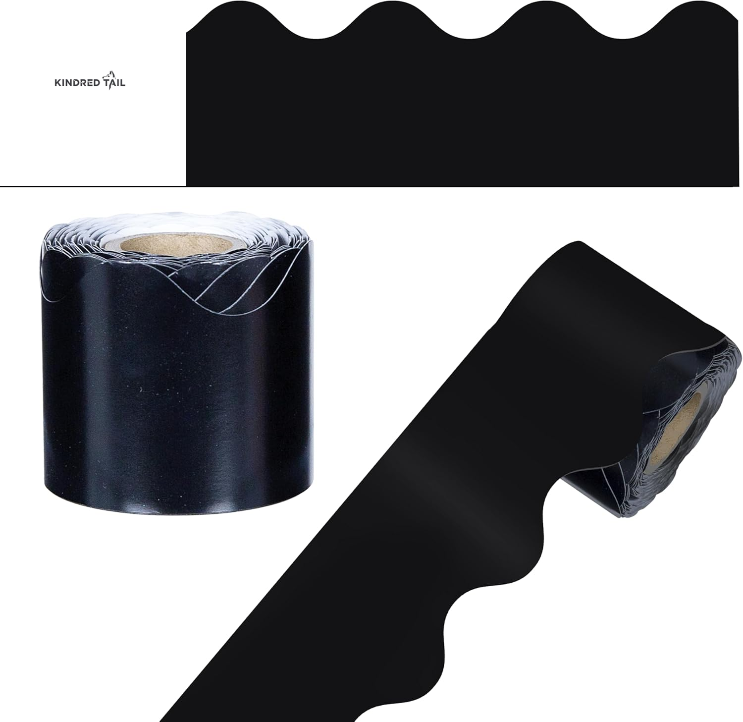 Orange Scalloped Borders - For School, Office and toy making - A