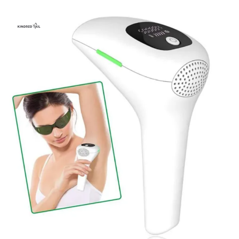 C-Professional IPL Laser Hair Removal Epilator for Body, Bikini & Legs, 900,000 Flashes, 5-Level Adjustable Painless Electric Depilatory Device for Long-Lasting Hair Reduction