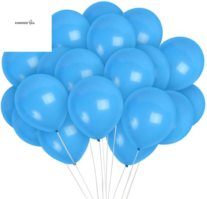 Light Balloons 36 Pack - Pastel Baby Blue Balloons - 12In Latex Sky Color Party Supplies - Robins Egg Decorations - A