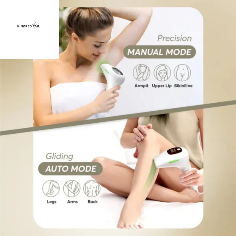 C-Professional IPL Laser Hair Removal Epilator for Body, Bikini & Legs, 900,000 Flashes, 5-Level Adjustable Painless Electric Depilatory Device for Long-Lasting Hair Reduction
