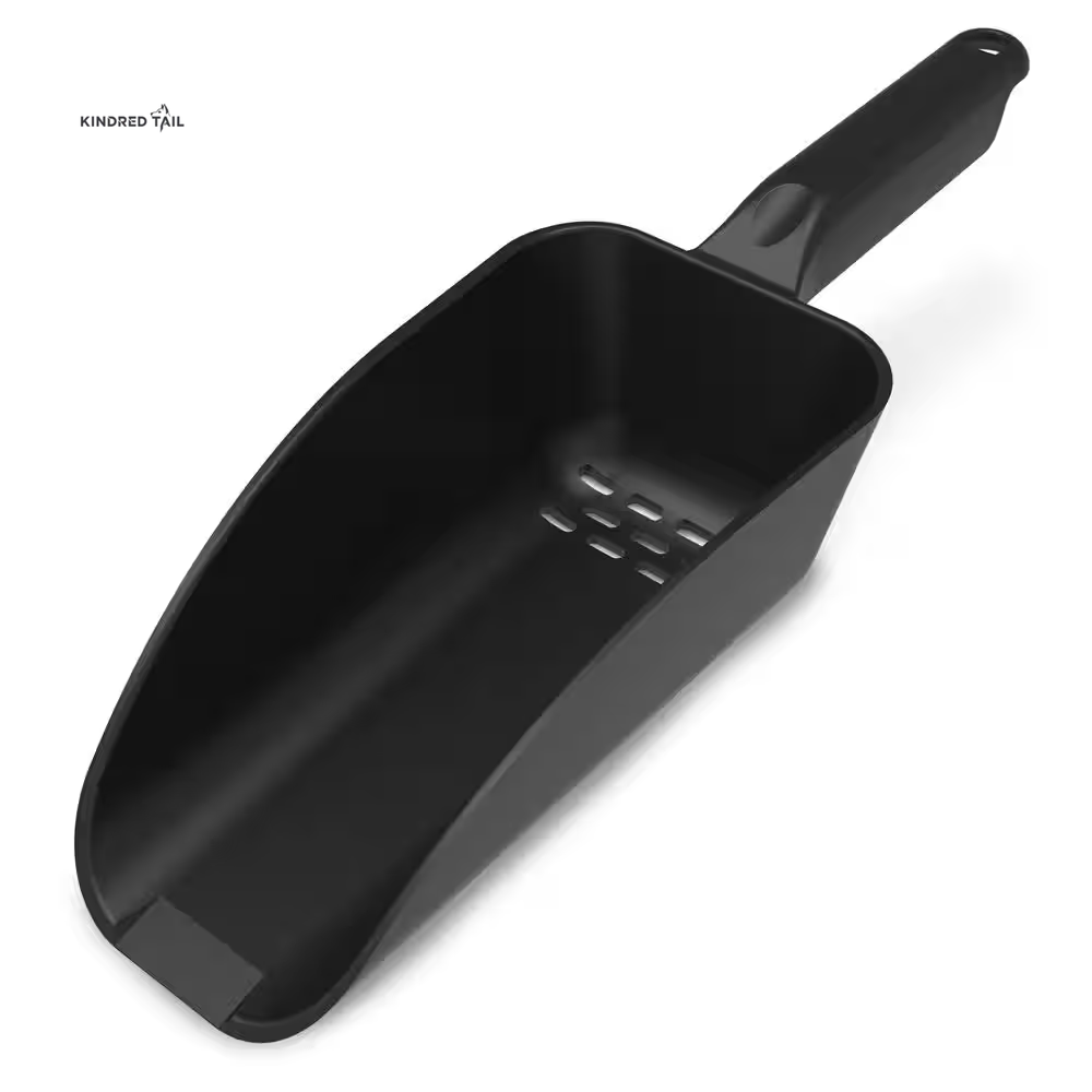 Heavy Duty Pellet Scoop, Durable Plastic Feed Scoop for Wood Pellets, Pet Food, Grain & Animal Feed