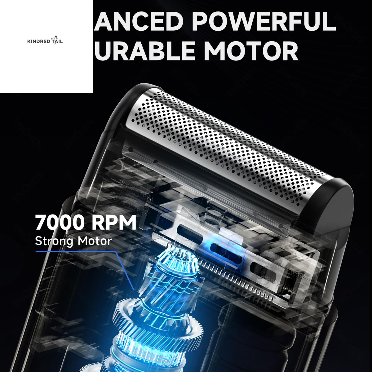 C-MS003 Electric Shaver for Men & Women, Rechargeable Cordless Razor, Close Comfortable Face & Beard Trimmer, Portable Grooming Kit for Home and Travel