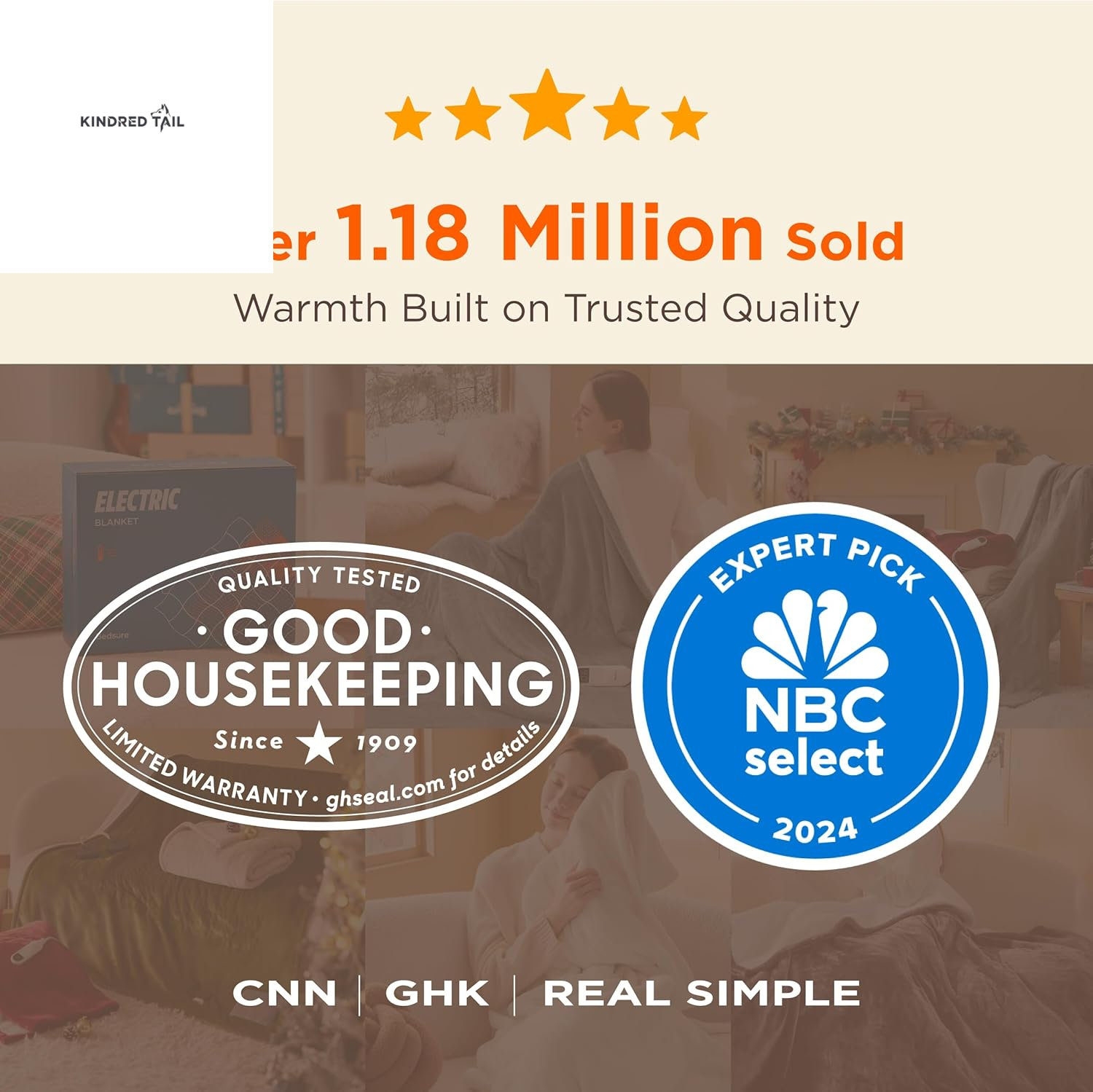 Heated Blanket Throw Blanket - Fast Heating Electric Blanket, Soft Flannel Heated Throw with 4 Time Settings, 6 Heating Settings, Warm Gifts for Grandma & Grandpa & Seniors (50"X60", Grey) - A