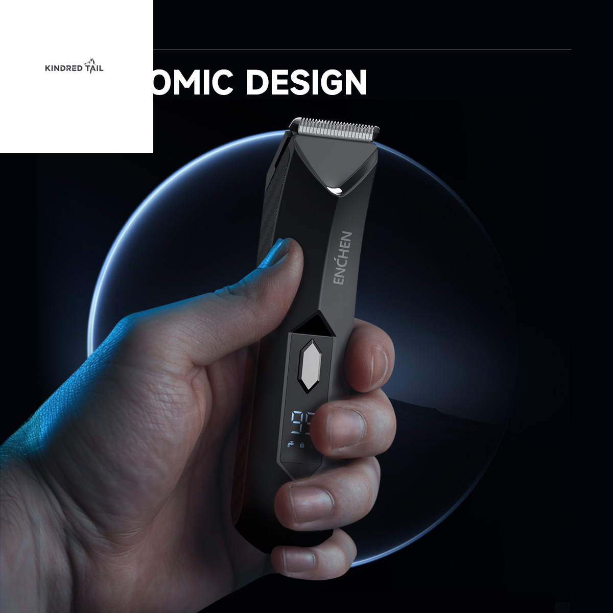 C-Spark-2 Body Hair Shear, Electric Rechargeable Trimmer for Men & Women, Cordless Grooming Kit for Body, Chest, Legs, and Sensitive Areas, Portable and Travel-Friendly