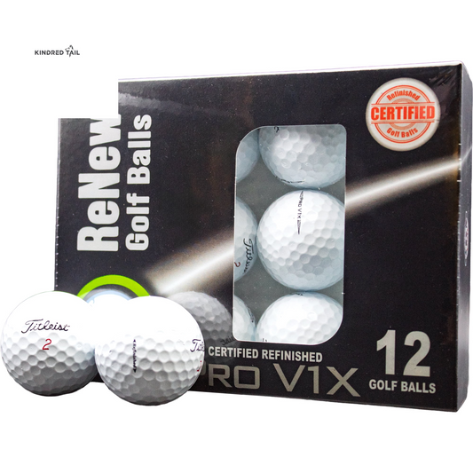 Golf Balls - Pro V1X Refinished Golf Balls – 12 Pack – Tour Performance by GBM Golf