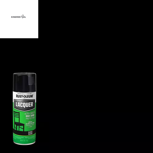 11 Oz. Gloss Black Lacquer Spray Paint