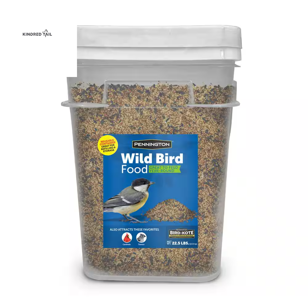 20 Lb. Wild Bird Seed Food – Premium High Energy Bird Seed Mix for Backyard Feeders, Attracts Cardinals, Chickadees, Finches & More